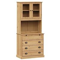 Hoge kast VIGO 80x40x176 cm massief grenenhout - thumbnail