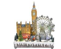 LUMINEO LED KERST LONDEN SCENE 31X23X34 CM MULTI - thumbnail