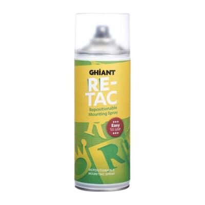 Lijmspray Ghiant High-Tac re-positioneerbaar 400ml | 12 stuks Lijmspray Ghiant High-Tac re-positioneerbaar 400ml | 12 stuks