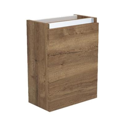 Fonteinkast Sanilux Trendline 52x40x22 cm Rechts Softclose Aluminium Tabak Oak Fonteinkast Sanilux Trendline 52x40x22 cm Rechts Softclose Aluminium Tabak Oak
