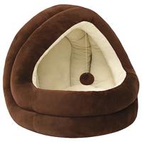 VidaXL Kattenmand 40x40x35 cm bruin en crèmekleurig - thumbnail