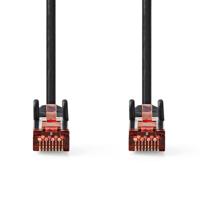 Nedis CAT6 Netwerkkabel | RJ45 Male | RJ45 Male | S/FTP | 1.00 m | Rond | LSZH | Zwart | Label - CCGL85221BK10 - thumbnail