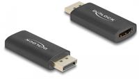 Delock 61055 DisplayPort / HDMI Adapter [1x DisplayPort stekker - 1x HDMI-bus] Zwart - thumbnail