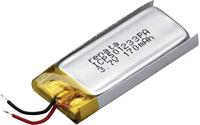 Renata ICP501233PA Speciale oplaadbare batterij Prismatisch Kabel LiPo 3.7 V 175 mAh 1 stuk(s) - thumbnail