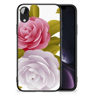 Apple iPhone XR Bloemen Hoesje Roses Apple iPhone XR Bloemen Hoesje Roses
