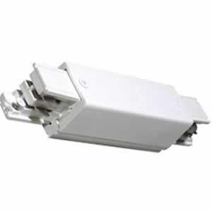 Euro 3 fase rails recht connector (4 mm) wit