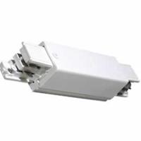 Euro 3 fase rails recht connector (4 mm) wit - thumbnail