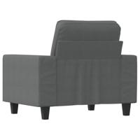 Fauteuil 60 cm stof donkergrijs - thumbnail