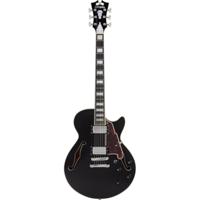 D'Angelico Premier SS Black Flake Stopbar semi-akoestische gitaar met gigbag - thumbnail