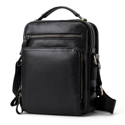 6028 multifunctionele mode top-nerf leder Messenger Bag casual mannen Schoudertas (zwart) 6028 multifunctionele mode top-nerf leder Messenger Bag casual mannen Schoudertas (zwart)
