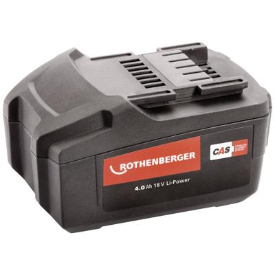Rothenberger Accu | 18 V 4,0 Ah | Li-power accu | 1 stuk - 1000001653 - 1000001653