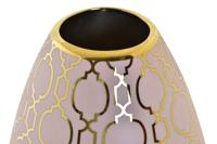 Vaas DKD Home Decor Porselein Roze Gouden Orientaals (18 x 18 x 24 cm) - thumbnail