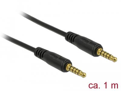 DeLOCK Stereo Jack 3,5 mm 5-Pin (male) > 3,5 mm 5-Pin (male) kabel