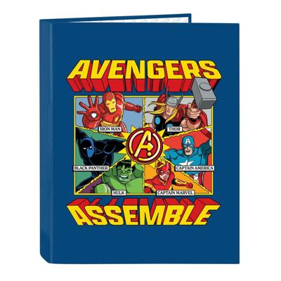 Ringmap The Avengers Blauw Zwart A4 26.5 x 33 x 4 cm