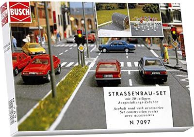 Busch 7097 N Wegenbouwset (l x b) 2000 mm x 40 mm