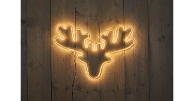 Smd hertenkop 60x42 cm 270led warm wit IP44 Anna's Collection - Annas collection