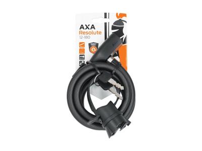 AXA Resolute 12-180 Kabelslot - Zwart AXA Resolute 12-180 Kabelslot - Zwart