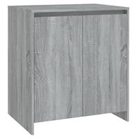 Dressoir 70x41x75 cm bewerkt hout grijs sonoma eikenkleurig - thumbnail
