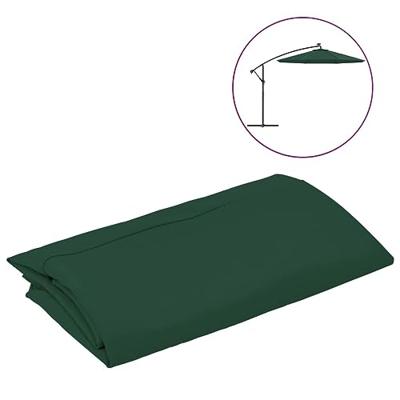VidaXL Vervangingsdoek voor zweefparasol 300 cm groen