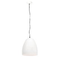 Hanglamp industrieel rond 25 W E27 42 cm wit - thumbnail