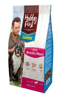 HobbyFirst Canex Adult Brocks Maxi hondenvoer 2 x 12 kg HobbyFirst Canex Adult Brocks Maxi hondenvoer 2 x 12 kg
