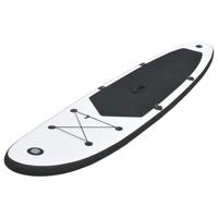 VidaXL Stand up paddleboardset opblaasbaar zwart en wit - thumbnail