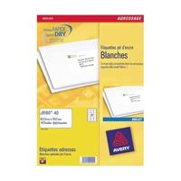 Etiket Avery J8165-25 99.1x67.7mm wit 200 etiketten - thumbnail