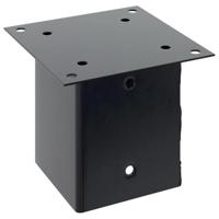 Spokkels vierkant 12 st 121x121 mm gepoedercoat staal antraciet - thumbnail