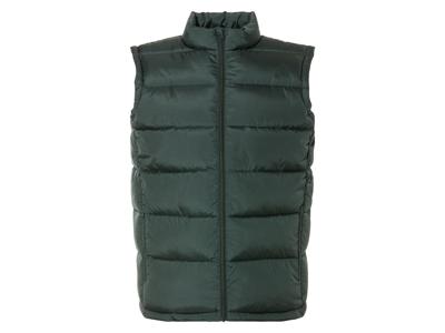 LIVERGY Gewatteerde heren bodywarmer (Groen, 4XL)