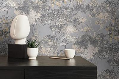 Architects Paper AP Arcade - Grijs - Planten Behang - 391734