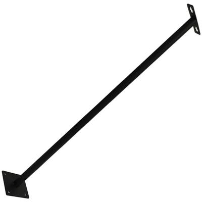 Montagesteun voor Bouwlampen - Zwarte Aluminium Muursteun 100cm