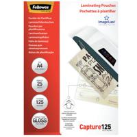 Fellowes lamineerhoes Capture125 ft A4, 250 micron (2 x 125 micron), pak van 25 stuks - thumbnail