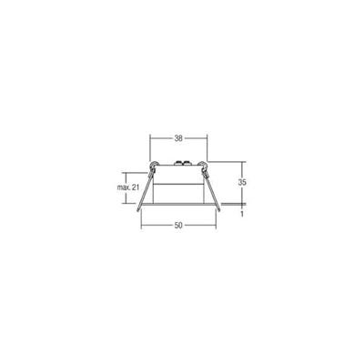 Brumberg 12079073 12079073 LED-inbouwlamp LED 3 W Wit