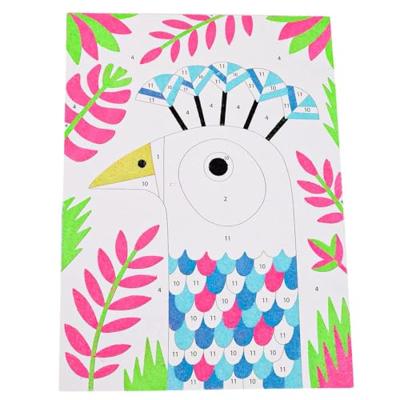 Gekleurd zandatelier Prachtige Vogels meerdere kleuren Gekleurd zandatelier Prachtige Vogels meerdere kleuren