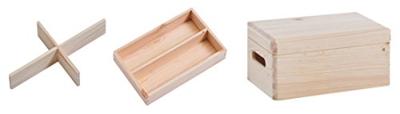 Universele grenen boxset met deksel - Klein