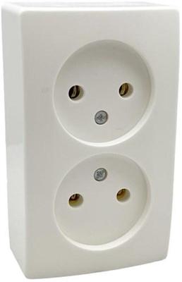 Peha opbouw stopcontact dubbel lw - 4678965