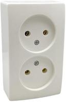 Peha opbouw stopcontact dubbel lw - 4678965 - thumbnail