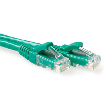 ACT Groene 5 meter U/UTP CAT6 patchkabel snagless met RJ45 connectoren ACT Groene 5 meter U/UTP CAT6 patchkabel snagless met RJ45 connectoren