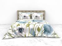 Heckett & Lane Heckett & Lane Ninni Dekbedovertrek 200x200/220 Blue - thumbnail