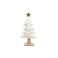Ornament everlands kunstkerstboom Fargo L wit 24x5x45cm - thumbnail