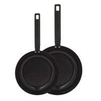 Pan Menastyl Aluminium Ø 24 cm Ø 28 cm (2 Stuks) - thumbnail