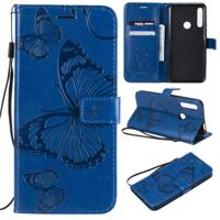 Gedrukt afdrukken Butterfly patroon horizontale Flip PU lederen draagtas met houder & kaartsleuven & portemonnee & Lanyard voor Huawei P Smart Z/Y9 Pr - thumbnail