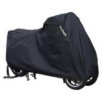 Ds Covers Motorhoes alfa 3w met ruimte voor topkoffer - zwart - thumbnail