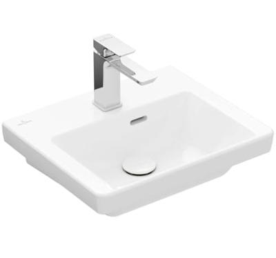 Fontein Villeroy & Boch Subway 3.0 Met CeramicPlus Met Overloop 45x37x14.5 cm Stone White Villeroy & Boch