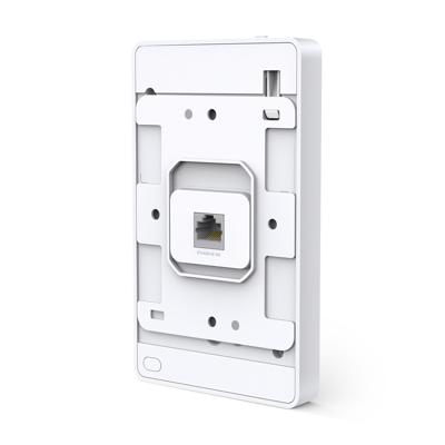 TP-Link EAP225-Wall Omada AC1200 Wireless MU-MIMO Wall-Plate Access Point, 802.3af/802.3at, Easily Wall Mount, Free EAP Controller Software