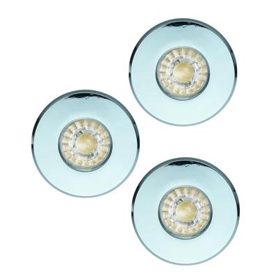 Eglo Set van 3 inbouwspotsIgoa chroom - 78905