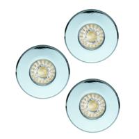 Eglo Set van 3 inbouwspotsIgoa chroom - 78905 - thumbnail