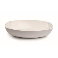 Opzetwastafel Luca Sanitair Danish Oval 57x38x13,5 Mineral Stone Glans wit OP=OP Luca Sanitair - thumbnail