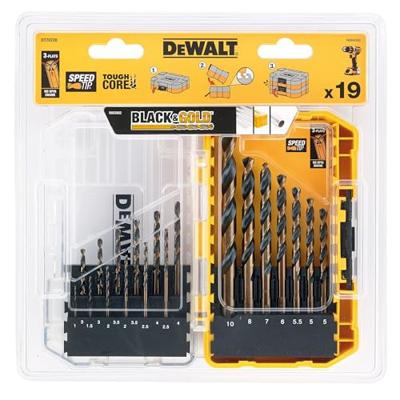 DeWALT DT70728 EXTREME™ Black&Gold Metaalborenset 19-delig in TOUGH CASE