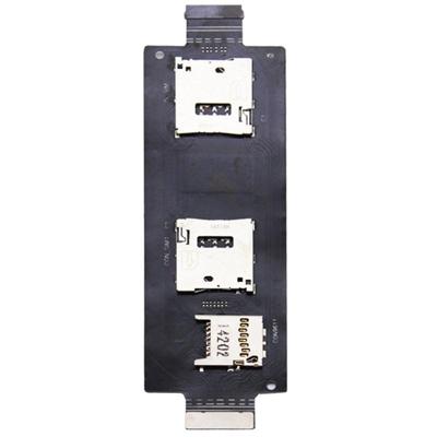 SIM SD Card Reader Contact Flex kabel lint voor Asus Zenfone 2 / ZE500ML / ZE500